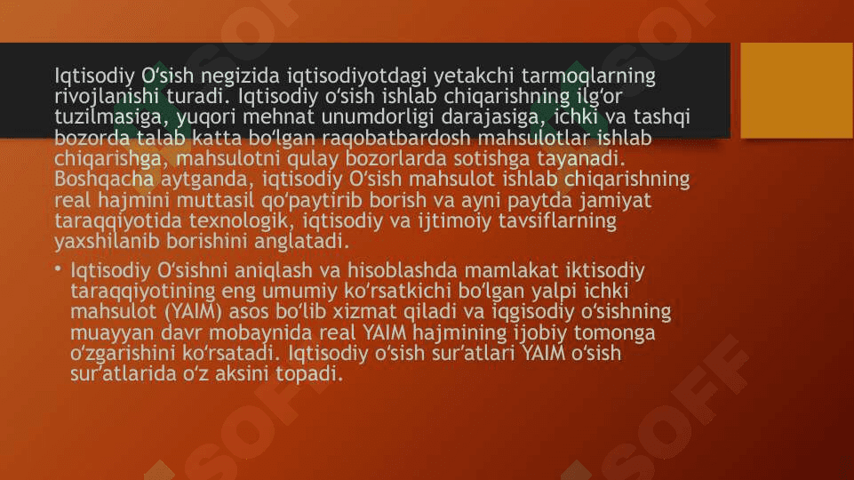 Iqtisodiy o’sish omillari 4