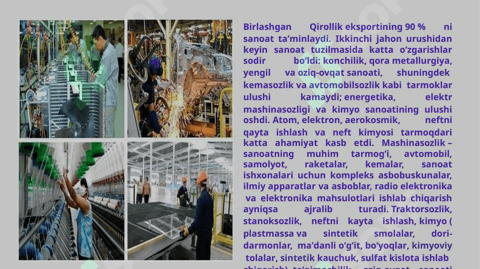 GʻARBIy Yevropa iqtisodiyoti 8