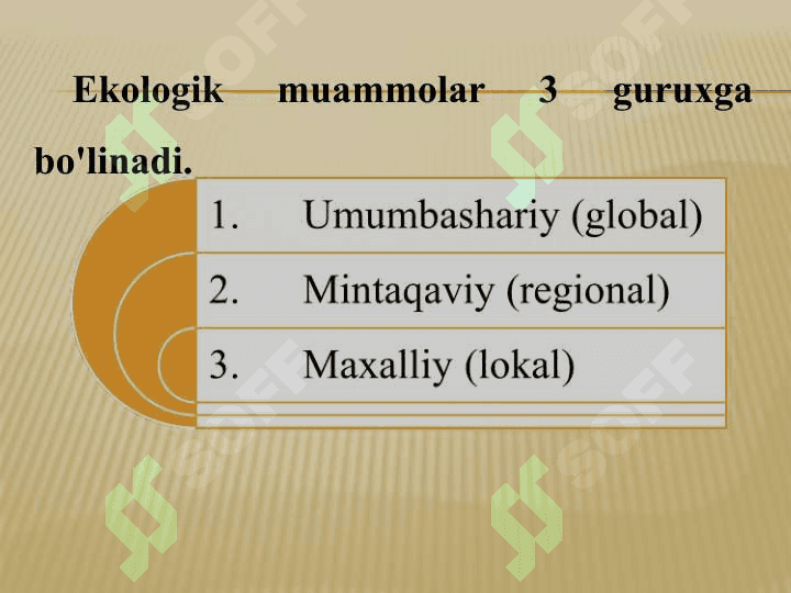 HOZIRGI ZAMON EKOLOGIK MUAMMOLARI 3