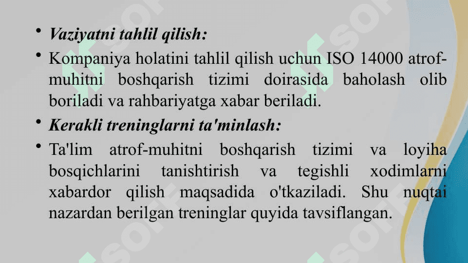 ISO 14001 atrof-muhitni boshqarish tizimi qanday o'rnatiladi 4