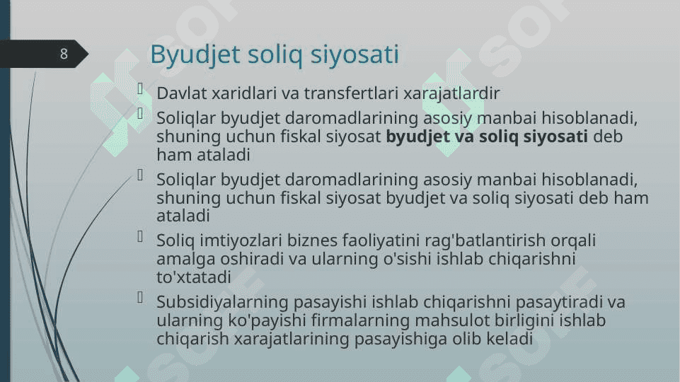 Fiskal siyosat 8