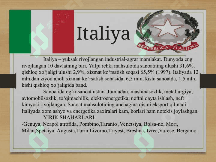 Italiya soliq tizimi. 4