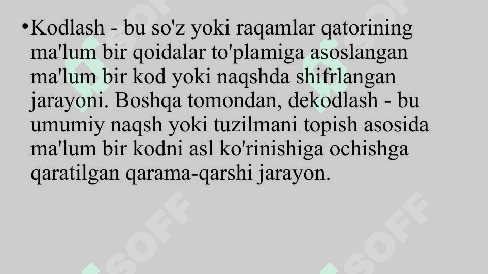Axborotlarni kodlash va dekodlash 3