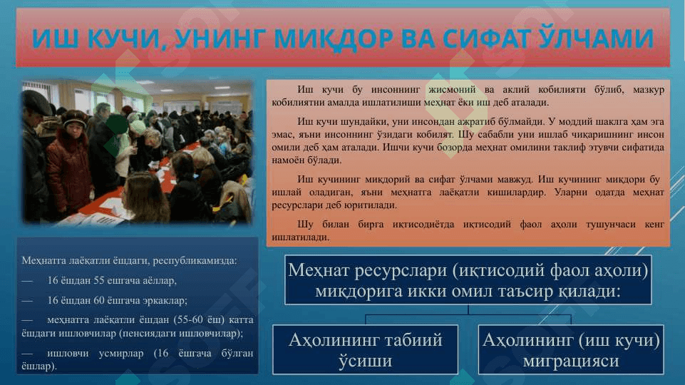 Ишсизлик тўғрисидаги турли хил назариялар 3