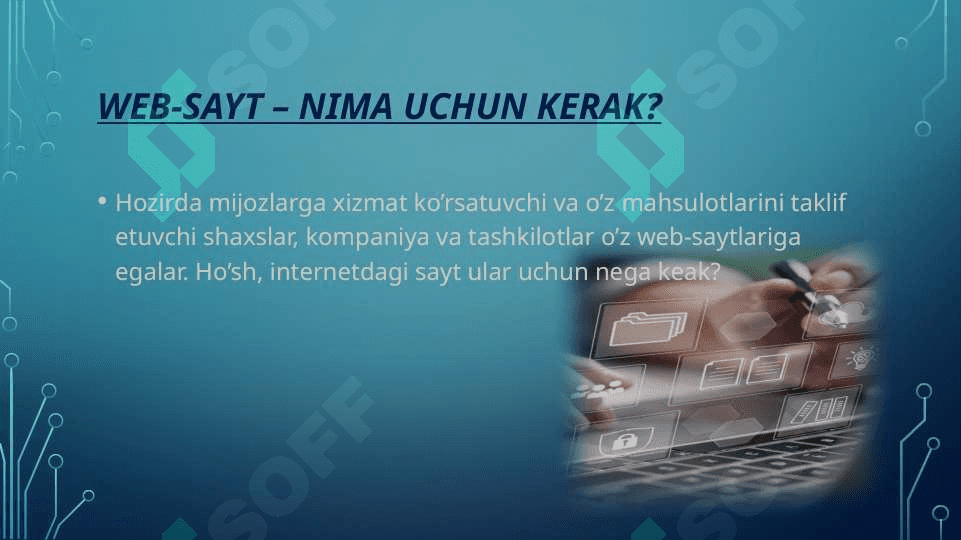 Web sayt HAQIDA TUSHUNCHA 7