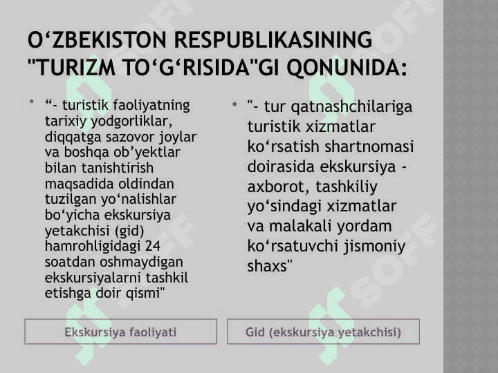 TURISTLARGA EKSKURSIYA XIZMATI KO‘RSATISH 4