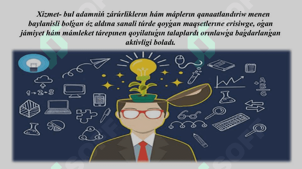 Xızmet haqqında túsınik 3