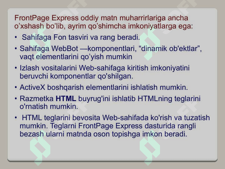 WEB - SAHIFALAR  YARATISH 7