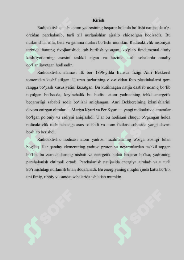 Radioaktivlik 3