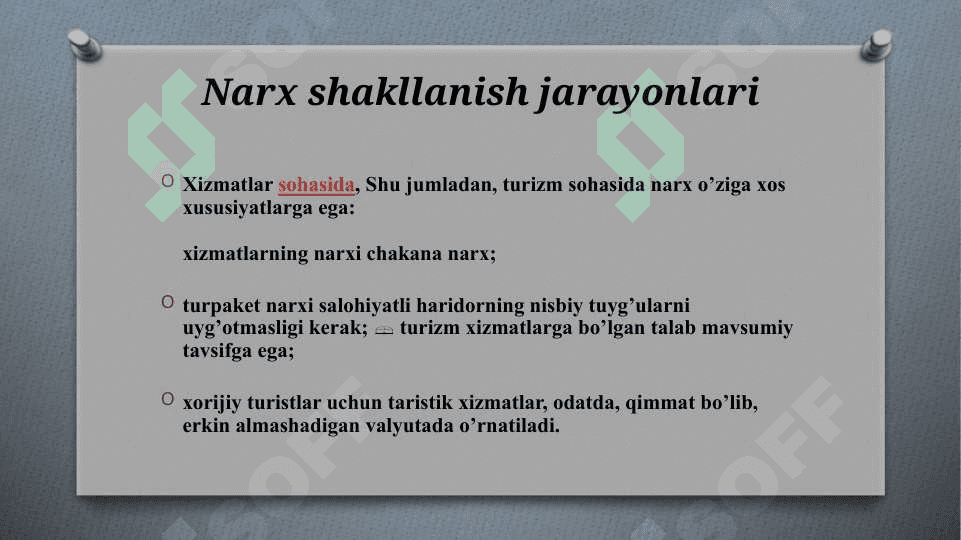 TURISTIK MAHSULOTLARGA NARX BELGILASHNING XUSUSIYATLARI 4