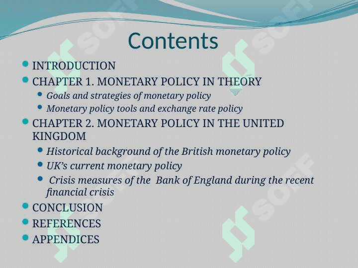 Monetary policy in the United Kingdom and opportunities of its application 2