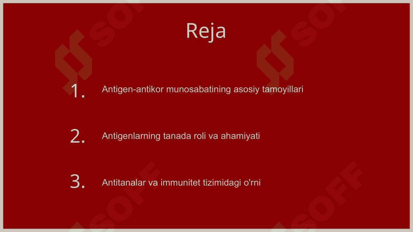 Antigenlarning antitanalar bilan munosabati 2