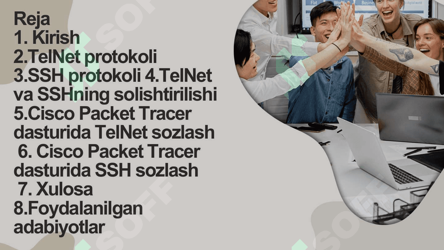 SiskoPaket Traser dasturida TelNet,SSH protokoli bilan ishlash 2