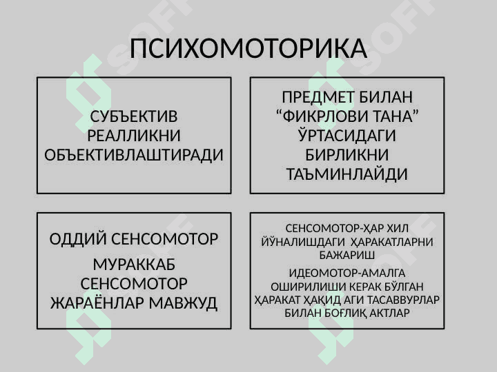 ИНСОН ПСИХОМОТОРИКАСИ ХАРАКТЕРИСТИКАСИНИ  АНИҚЛАШ 7