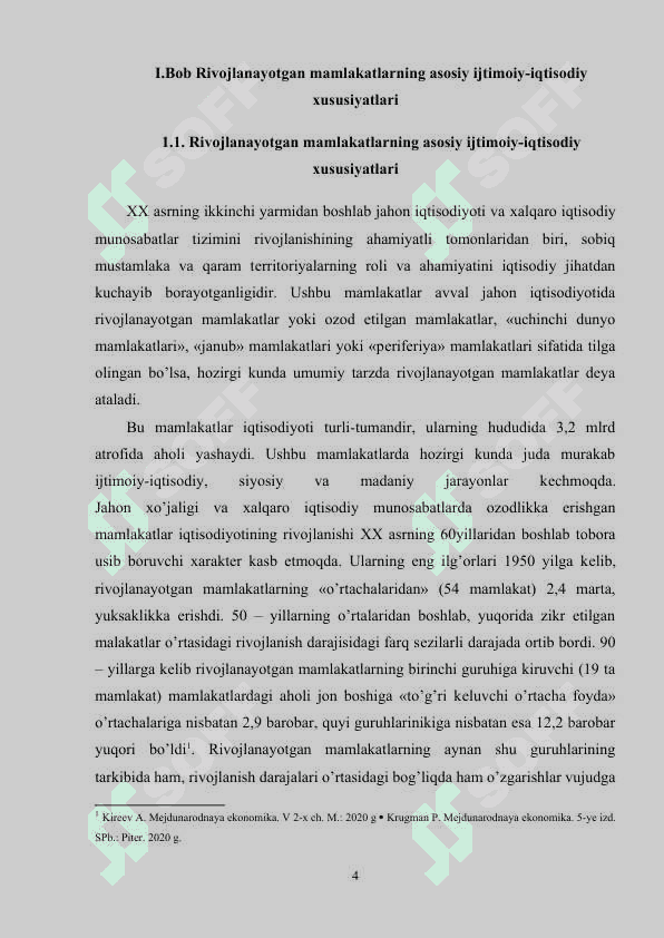 GLOBALLASHUV JARAYONIDA MAMLAKATLARNING RIVOJLANISH TENDENSIYA VA MODELLARI 4