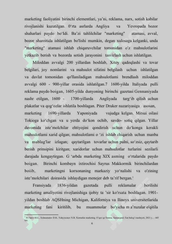 Xaridorlarga ta'sir etish uslublari 6