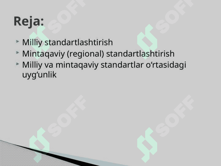 Milliy va regional standartlashtirish 2