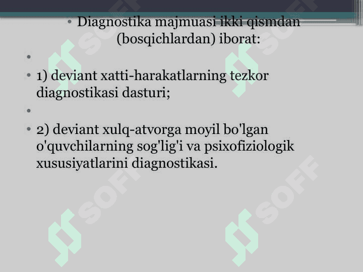 Shaxs og‘ishgan axloqining psixodiagnostikasi 6