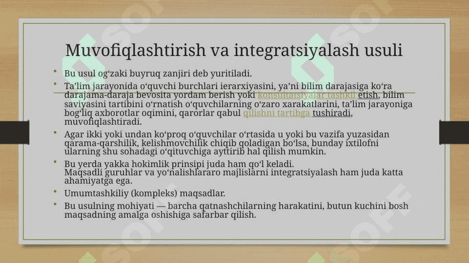 KONFLIKTLARNI BOSHQARISH TARTIBLARI VA USULLARI 7