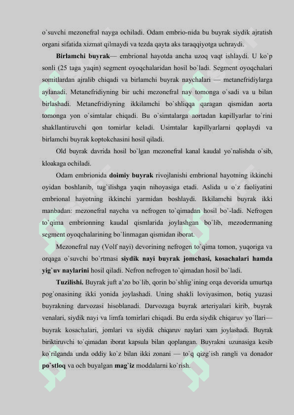 Siydik ajratish tizimi 3