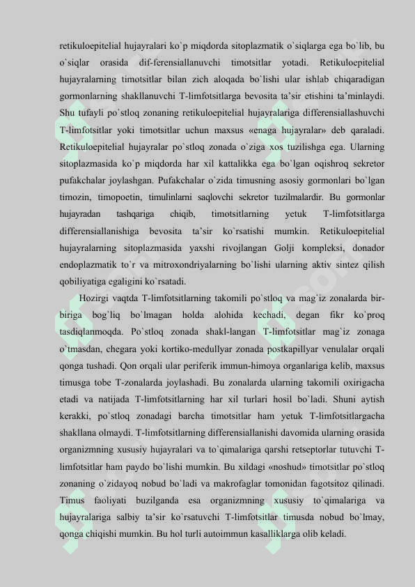 Qon yaratuvchi va immun-himoya a’zolari 8