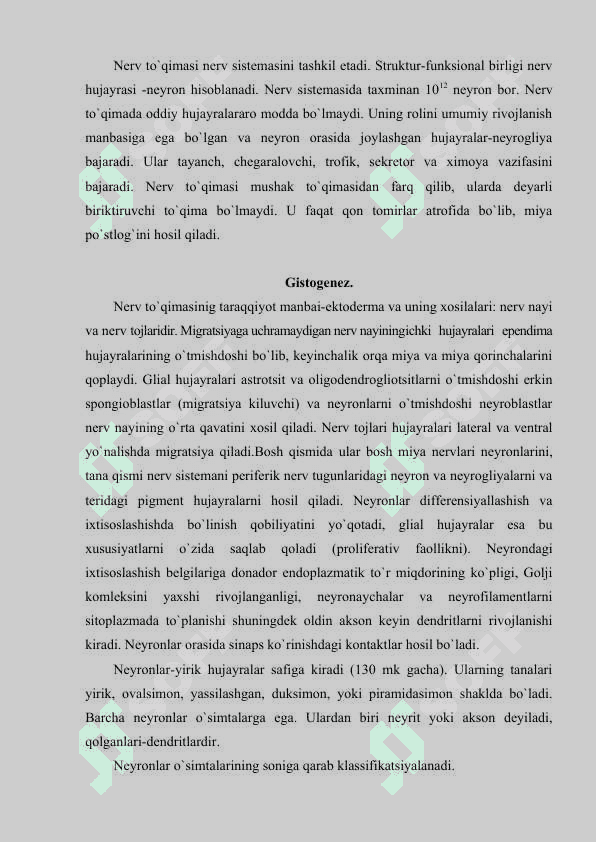Nerv to`qimasi 2