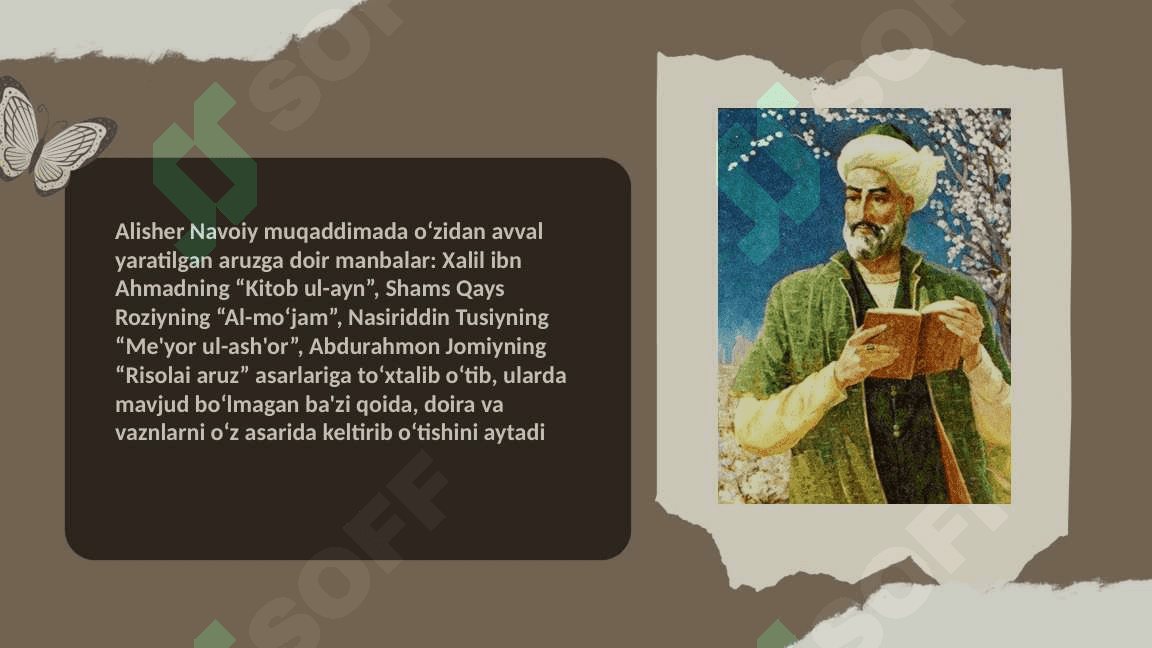 Alisher Navoiyning “Mezon ul-avzon” asari haqida 4