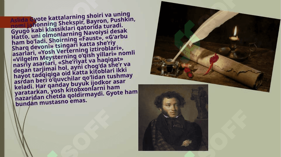 Yosh Verterning iztiroblari 4