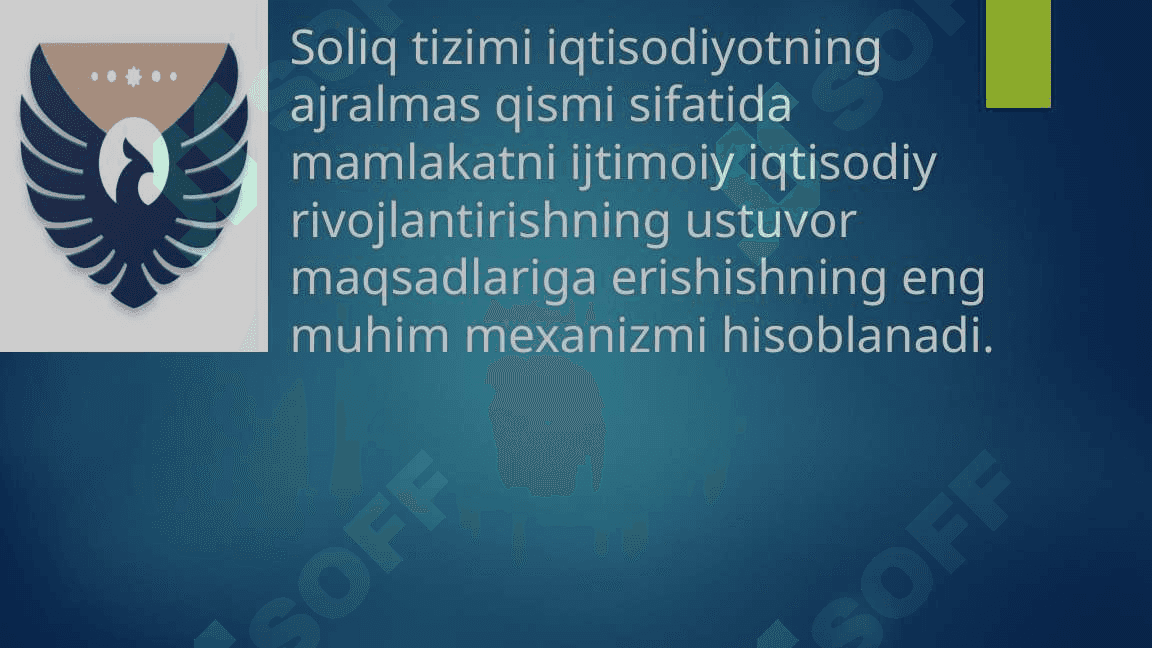 “Soliq tizimida raqamlashtirish jarayoni.” 3
