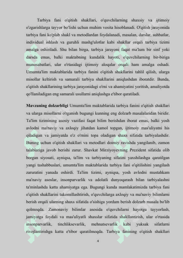 Umumta'lim maktablarida tarbiya fanini o'qitish shakllari va ularga misollar k.docx 4