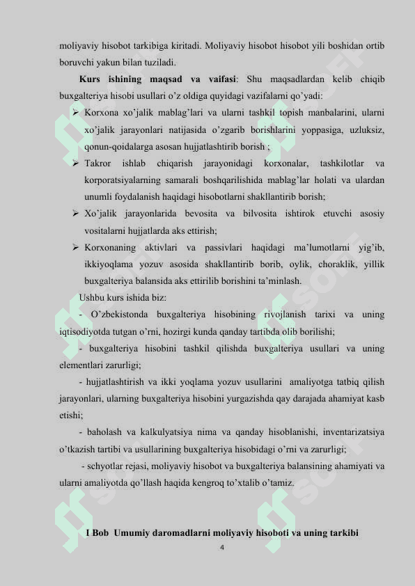 Umumiy daromadlarni hisobotda aks ettirish 3