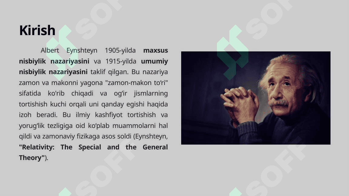 Nisbiylik nazariyasi 3