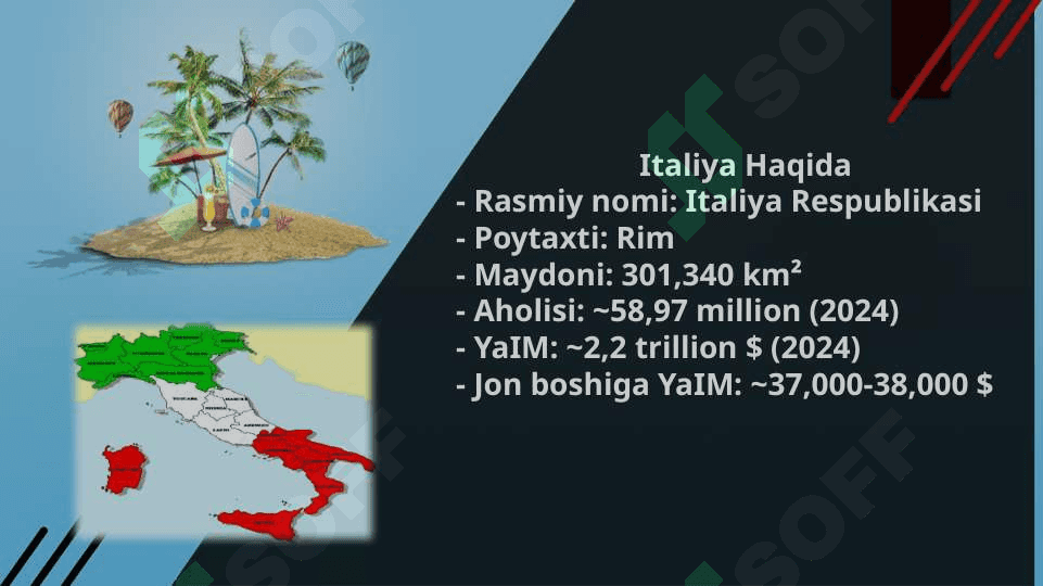 Italiya Turizmi: Tarix, Madaniyat va Istiqbollar 2