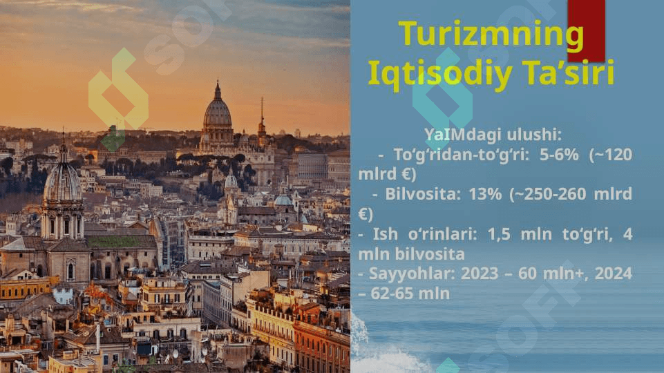 Italiya Turizmi: Tarix, Madaniyat va Istiqbollar 3