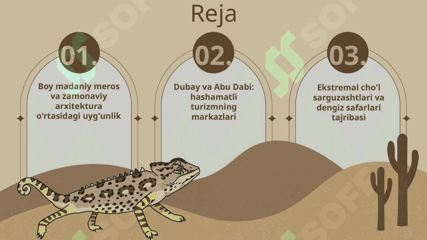 Birlashgan arab amirligi. Slayd turizm 2