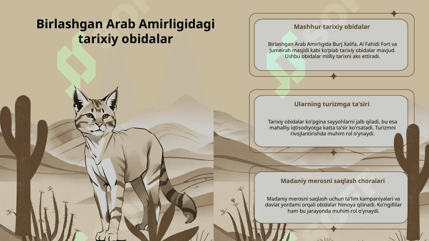 Birlashgan arab amirligi. Slayd turizm 4