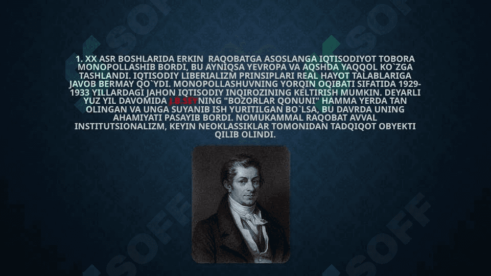MUKAMMAL BO’LMAGAN RAQOBAT BOZORI TA’LIMOTLARI 2