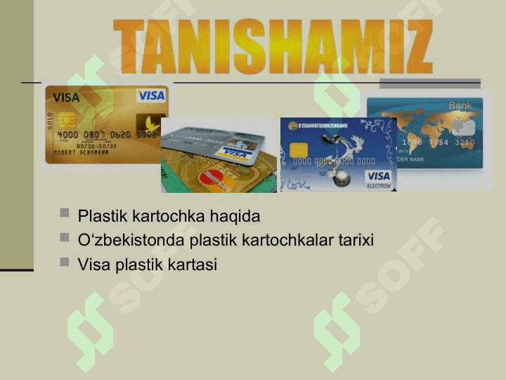 Plastik kartochkalar haqida umumiy ma’lumot 2