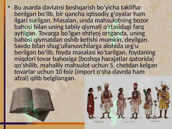 Qadimgi dunyodagi iqtisodiy ta`limotlar 8