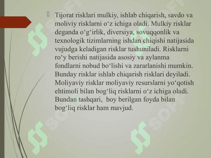 Risk nazariyasi va uning sug’urtadagi roli 8