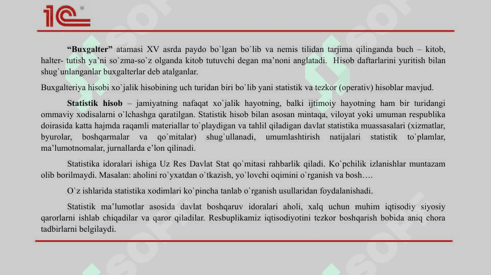 O'ZBEKISTON RESPUBLIKASI BUXGALTERIYA HISOBI 2