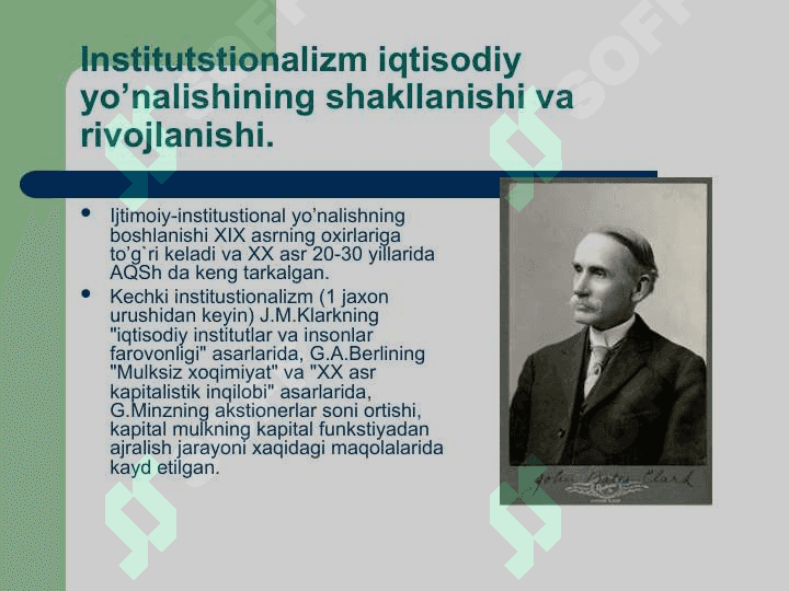 Hozirgi zamon ga’rb iqtisodiyoti va uning asosiy yo’nalishlari 4