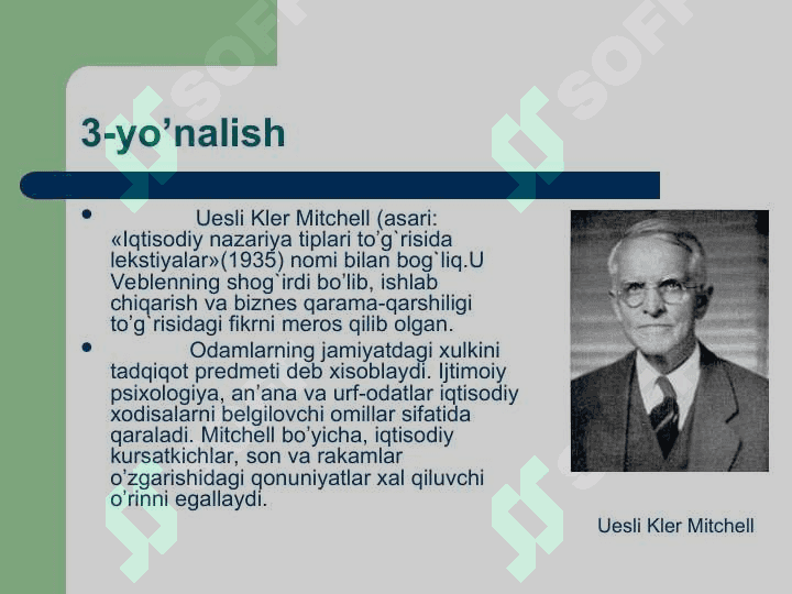 Hozirgi zamon ga’rb iqtisodiyoti va uning asosiy yo’nalishlari 8