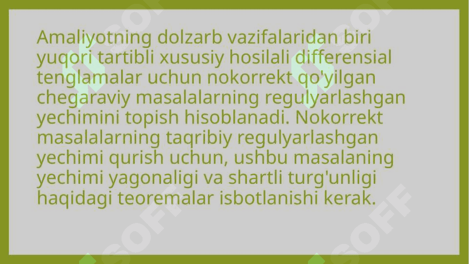 UCHINCHI   VA TO’RTINCHI TARTIBLI TENGLAMALAR 2