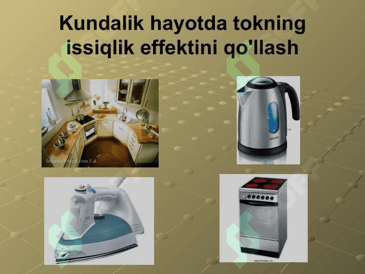 Elektr tokining harakatlari 6
