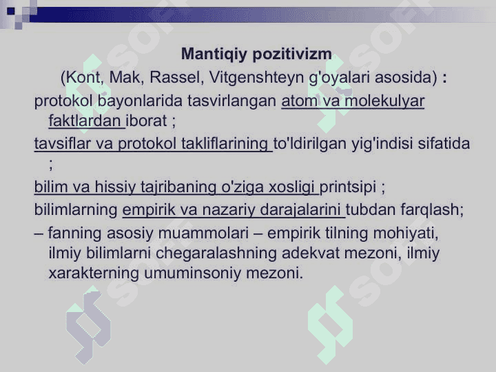 Fan va texnikaning falsafiy muammolari 6
