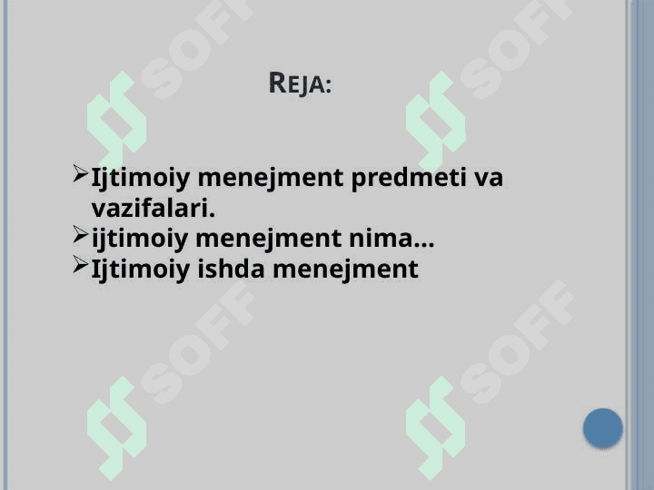 Ijtimoiy ishda menejment 2