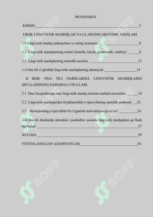 Ona tili darslarida lingvistik mashqlar 2