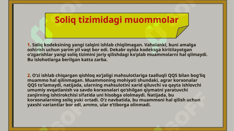 SOLIQ  TIZIMI 2