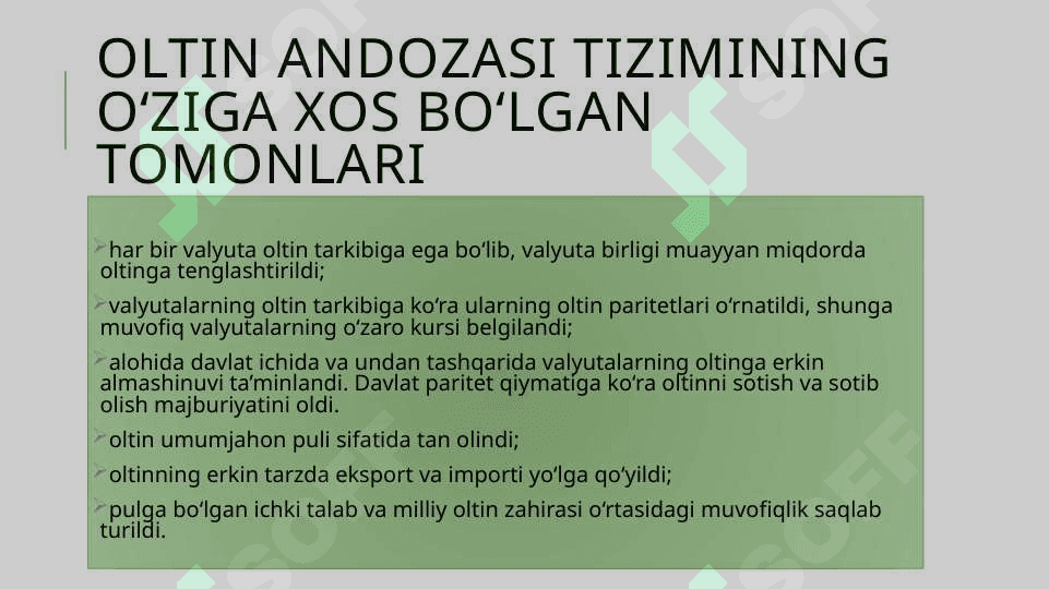 Jahon valyuta tizimi va uning rivojlanishi 8